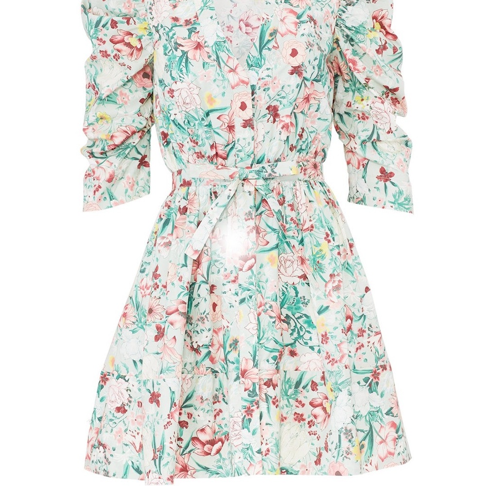 Ronny Kobo Collection Pastel Floral Dress